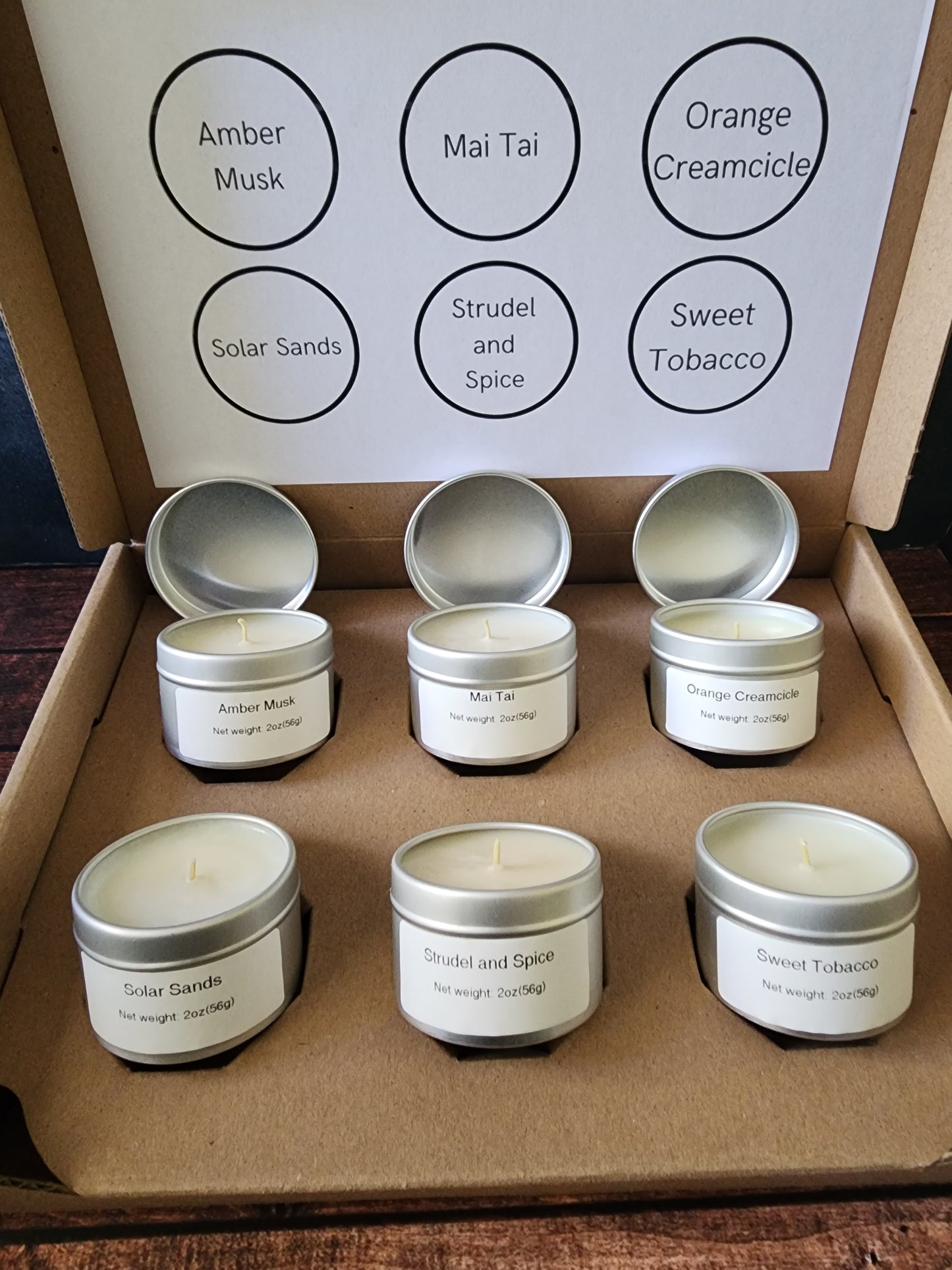Soy Candle Samples